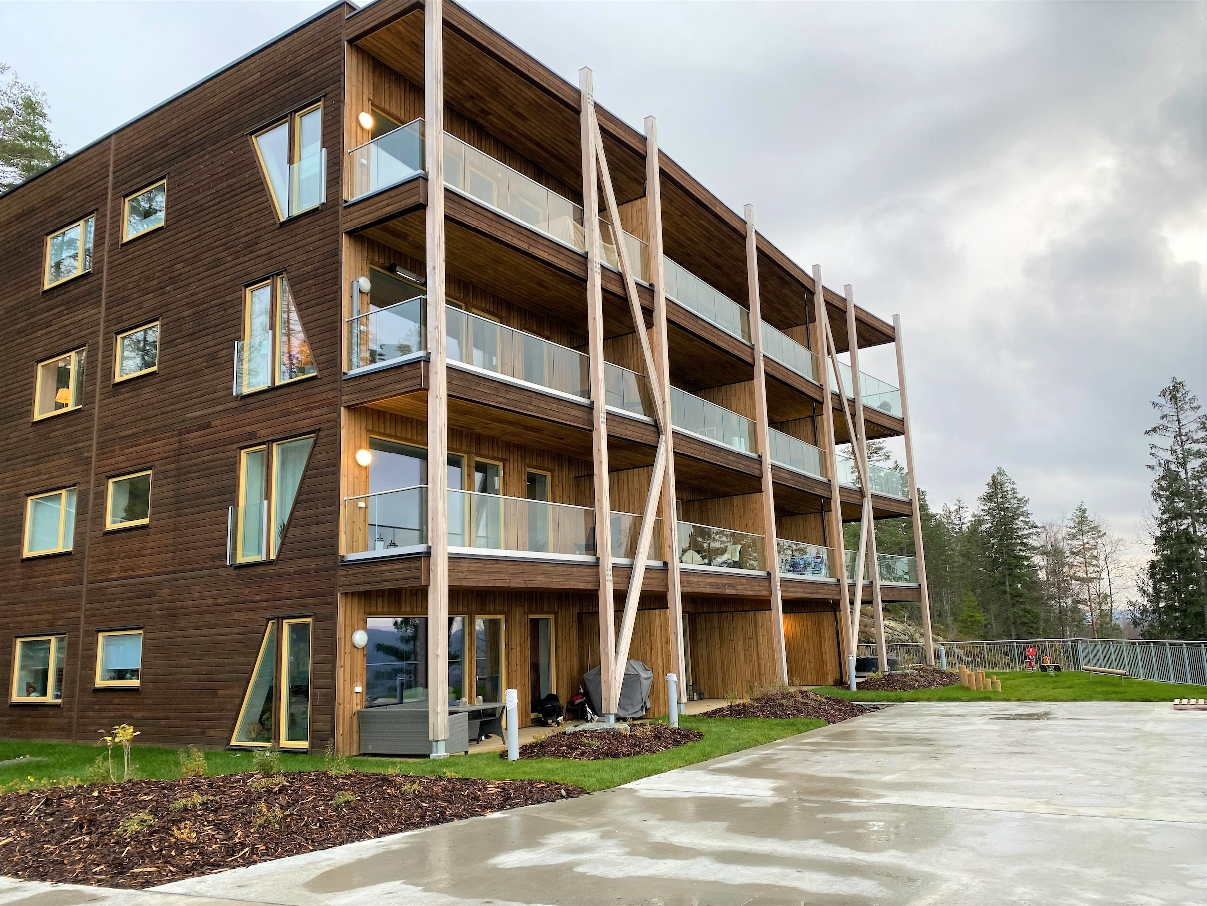 Bindingsverkkonstruksjoner med opptil åtte etasjer skal bli konkurransedyktige