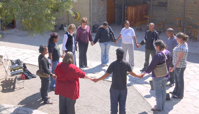 Fraserburg (South Africa) enumerators getting reday for first day of fieldwork