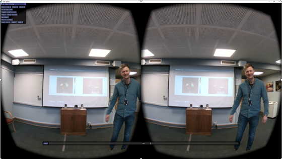 Spherical stereo for virtual presence