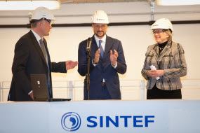 Kronprins Haakon åpner CO2-lab