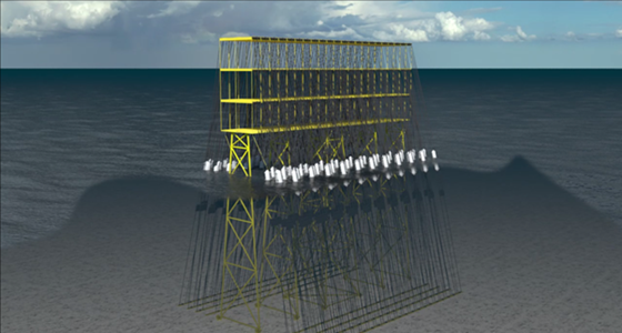Development of a platform-based Wave Energy Converter for the open sea ...