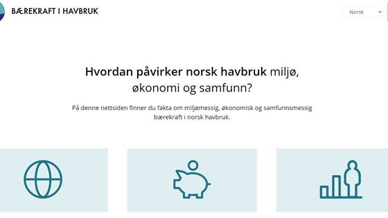 Bærekraftindikatorer i norsk havbruk (Bærekraftportalen)