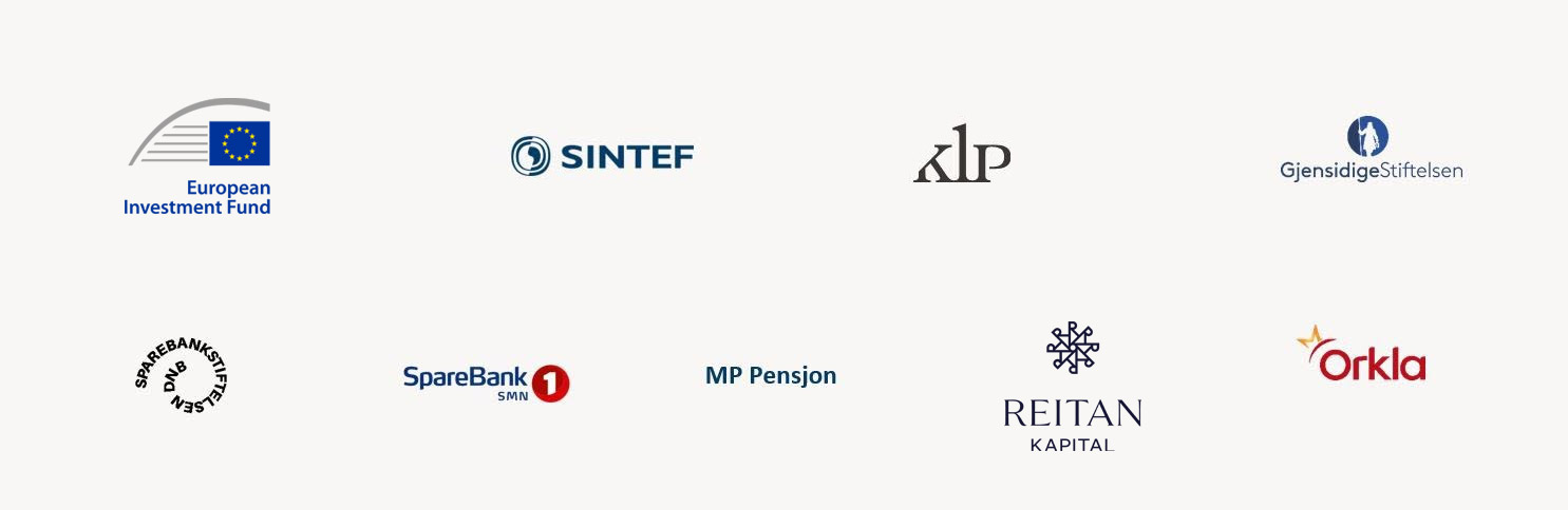Logoer til alle investorer i SINTEF Venture 5