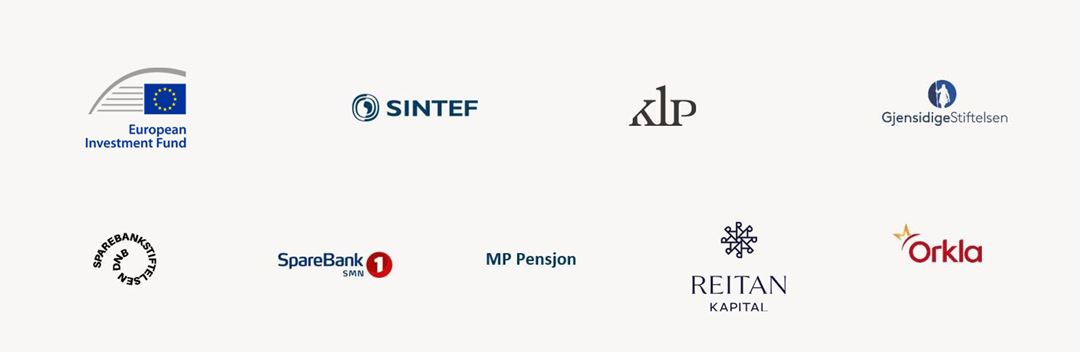 Logoer til alle investorer i SINTEF Venture 5