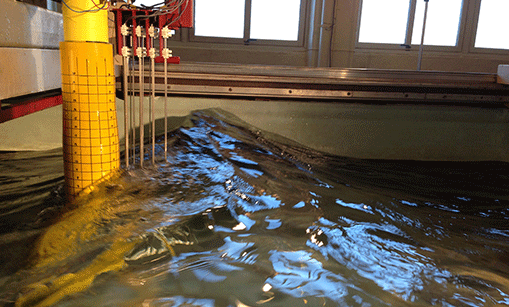 Modell av vindturbin