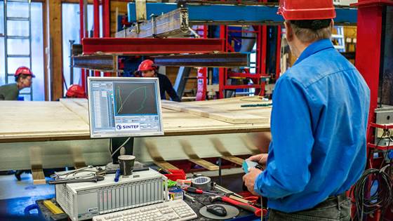 Mekanisk prøving av konstruksjoner og byggematerialer