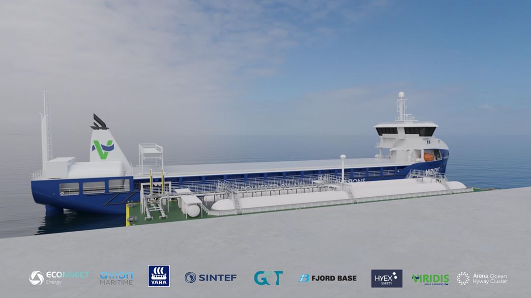 3D illustration of the bunkering terminal