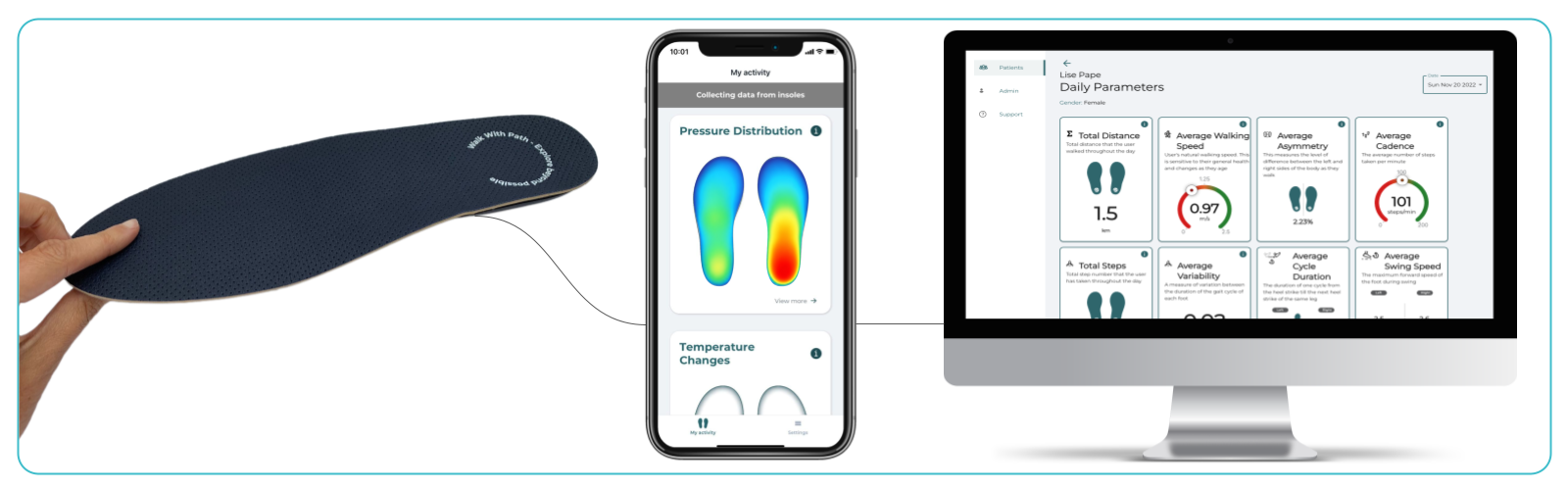 STRIDE-COM — Smart Technology for Remote Intervention in Diabetic foot ulcEr prevention in COMmunity settings