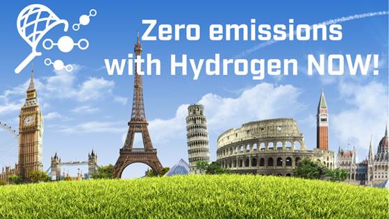 Zero emissions with Hydrogen NOW!