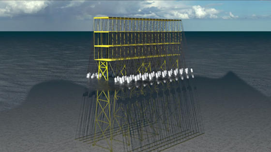 Utvikling av plattformbasert bølgekraftverk for åpne havområder