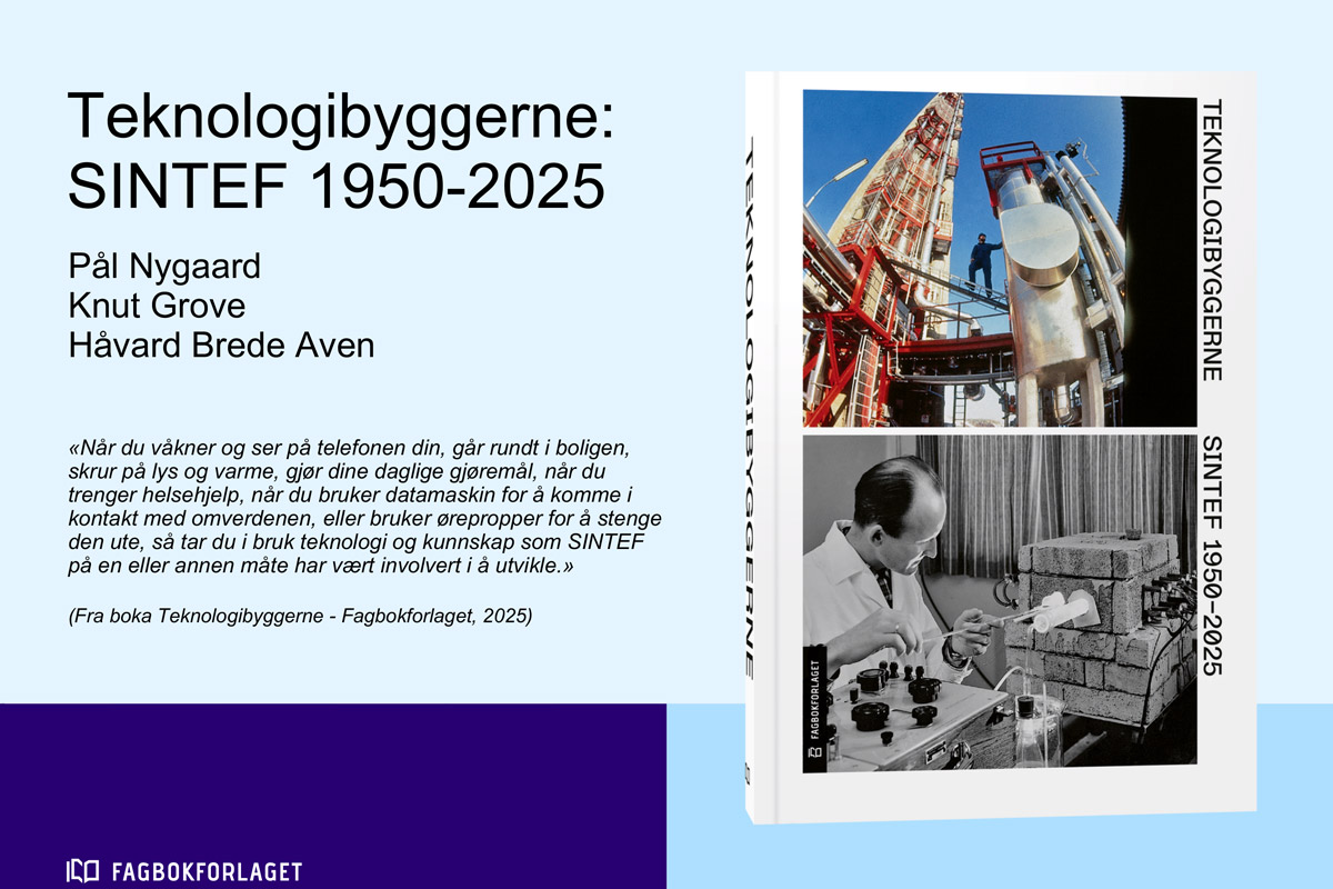 Historiebok: «Teknologibyggerne: SINTEF 1950-2025»