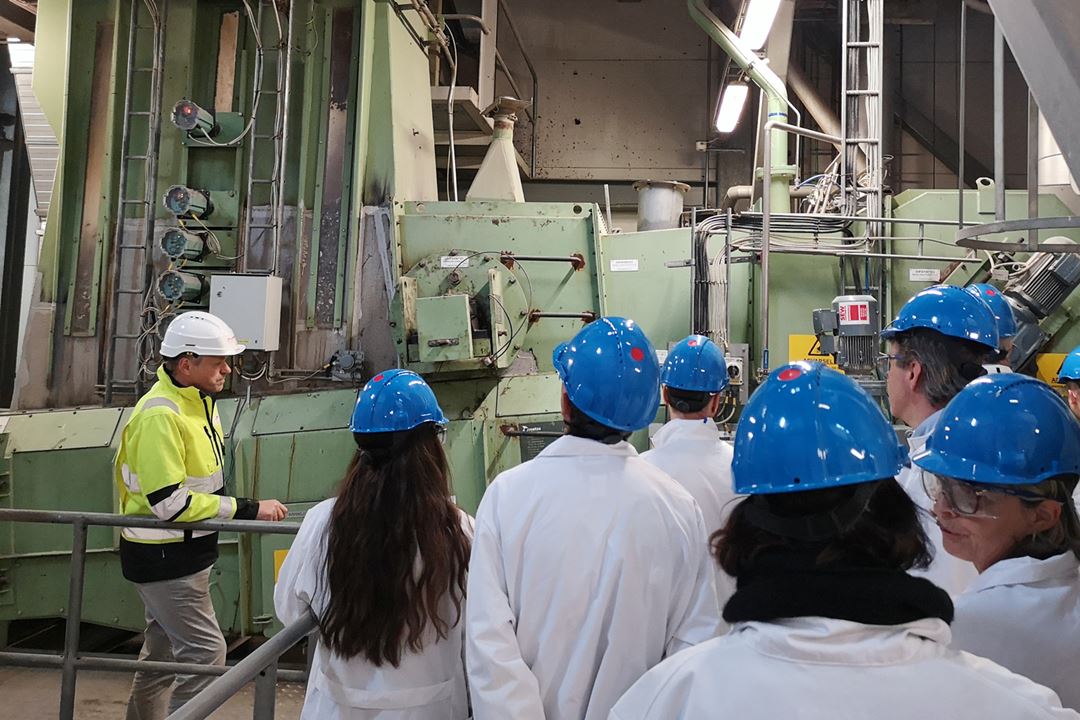 ACT LOUISE Site visit at SAREN Energy Bio-El WtE plant in Fredrikstad, Norway