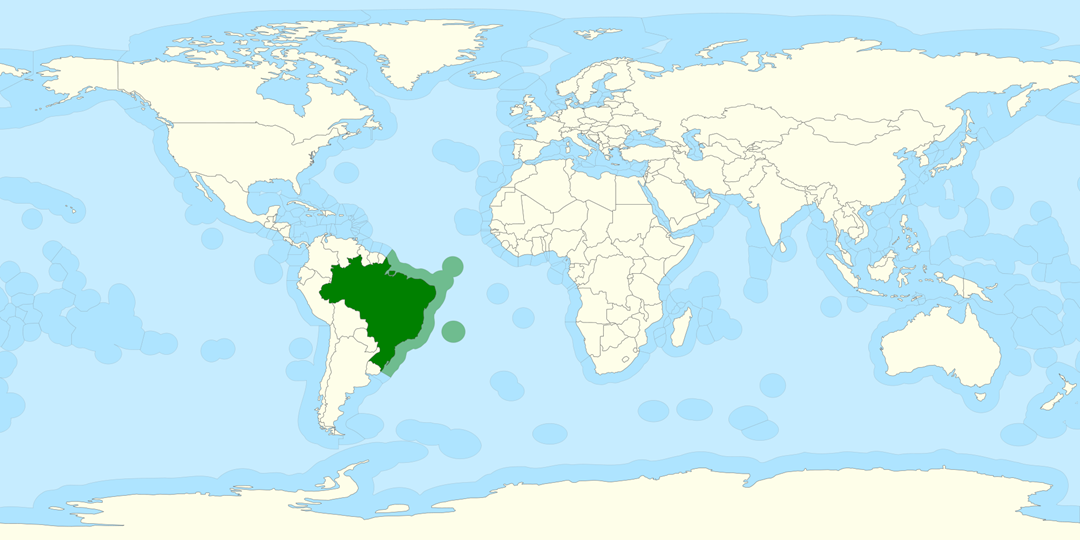 The economic zone of Brazil, ill. wikimedia