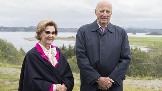 Hans Majestet Kong Harald, Hennes Majestet Dronning Sonja og Presidenten av Slovenia, H.E. Borut Pahor besøker SINTEF i Oslo under statsbesøk 7. november