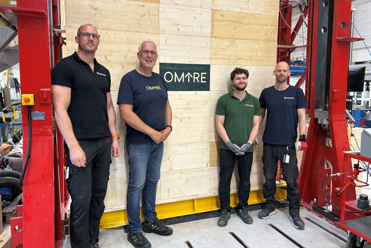 Fra avkapp til byggesett: Omtre og SINTEF tester sirkulære byggevarer