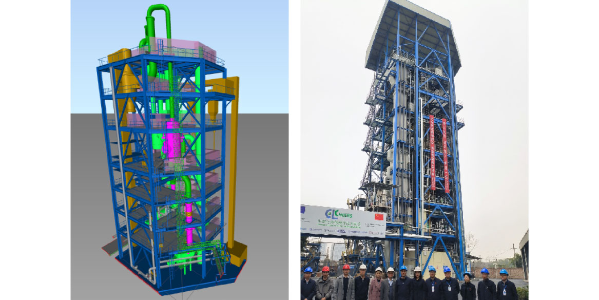 Starter testingen ved verdens største enhet for chemical looping combustion (CLC)