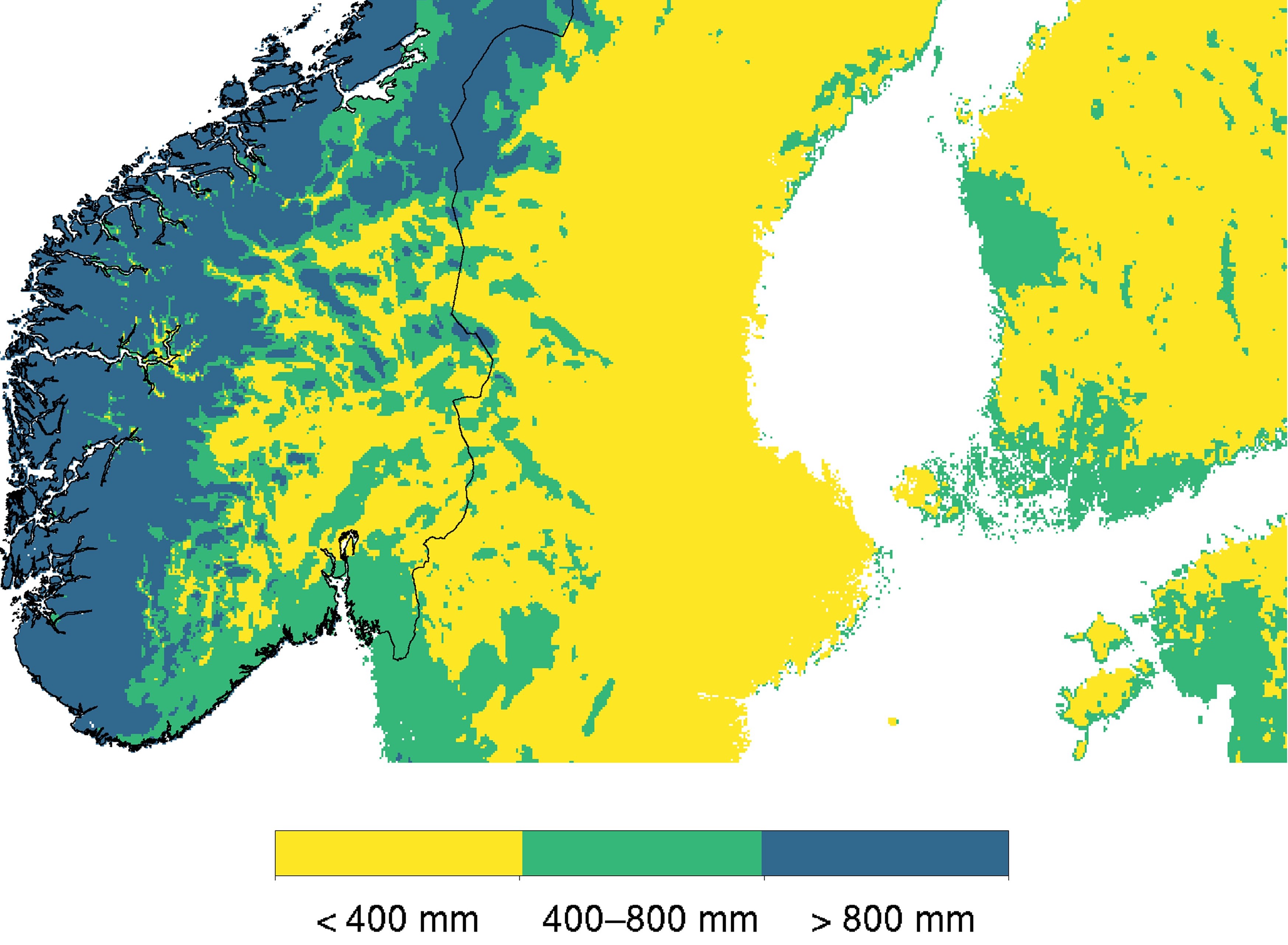 Nytt slagregnskart for Norge