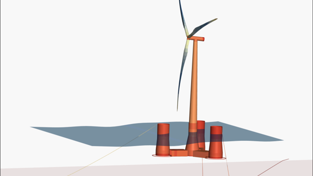 Floating offshore mill