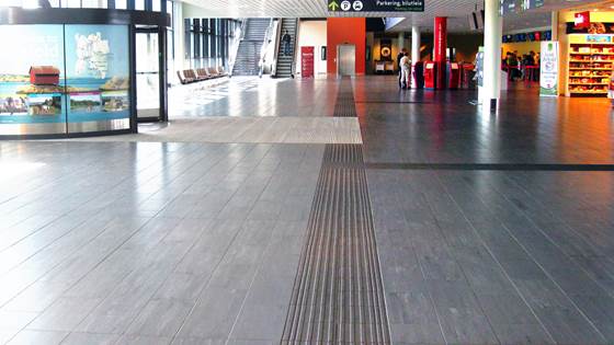 Universell utforming av flislagte gulv