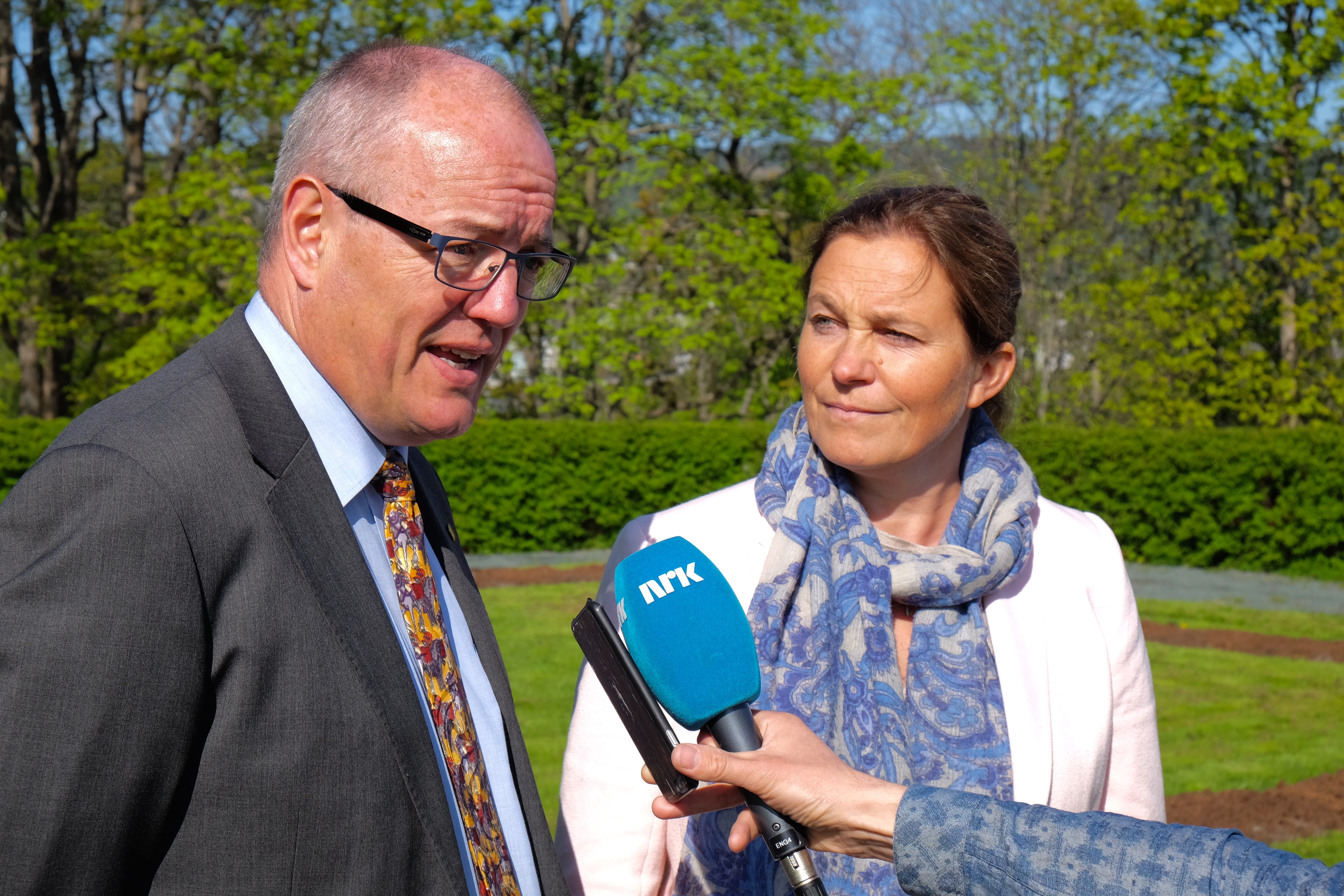 Gunnar Bovim og Alexandra Bech Gjørv