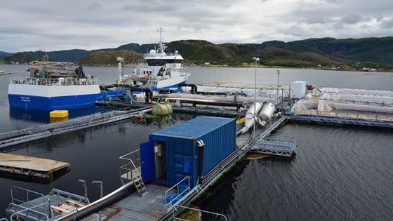 Lukkede system for oppdrett og transport