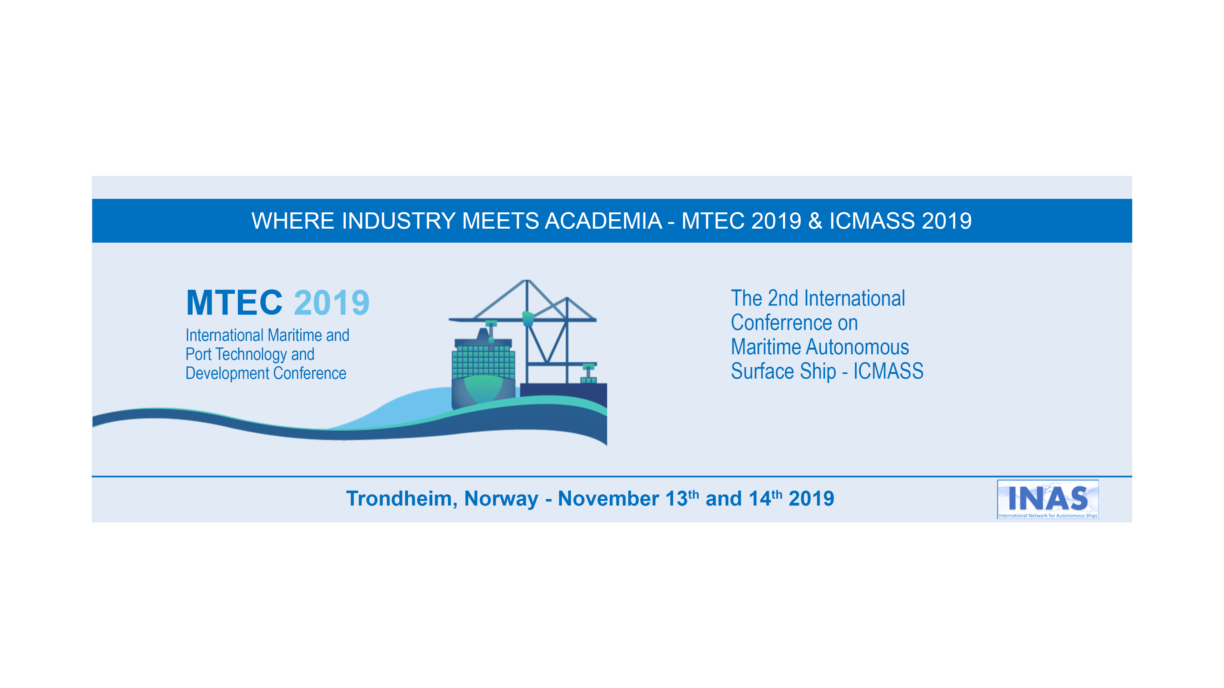 Call for abstracts MTEC & ICMASS 2019