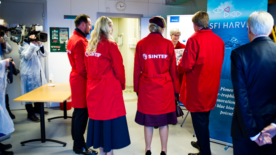 Statsbesøk på SeaLab