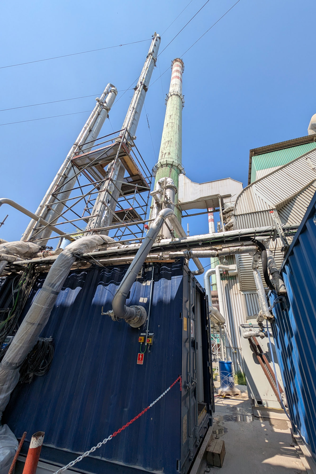 ACCSESS' CO2 capture pilot rig