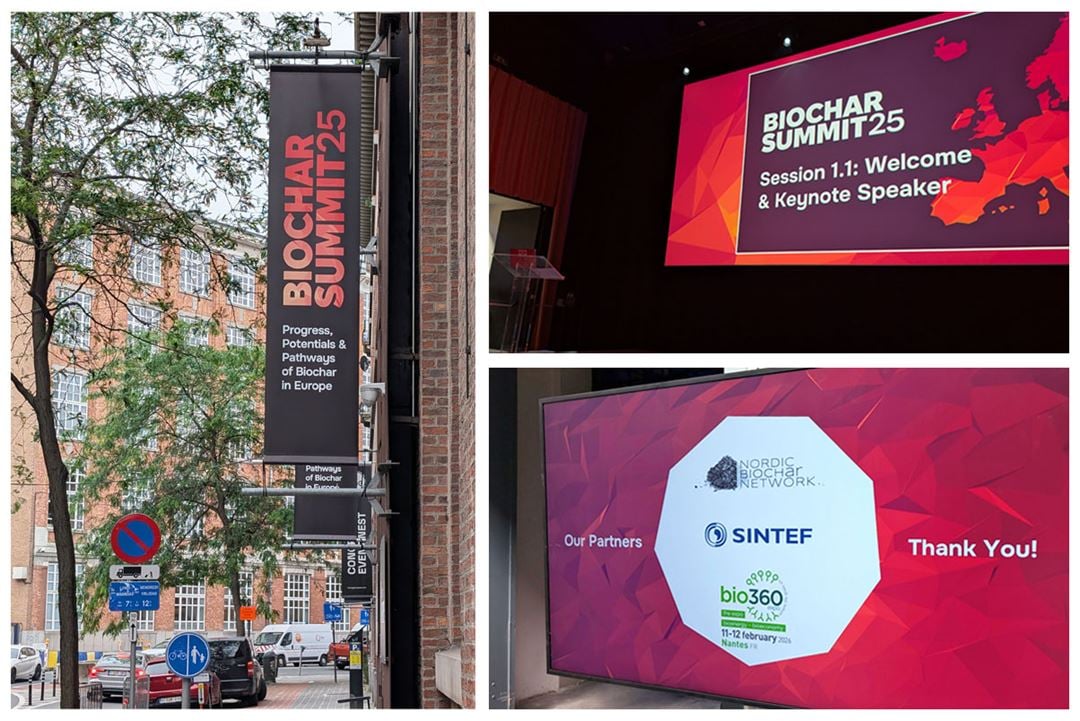 SINTEF Energy Research was an organising partner of the 2025 Biochar Summit.