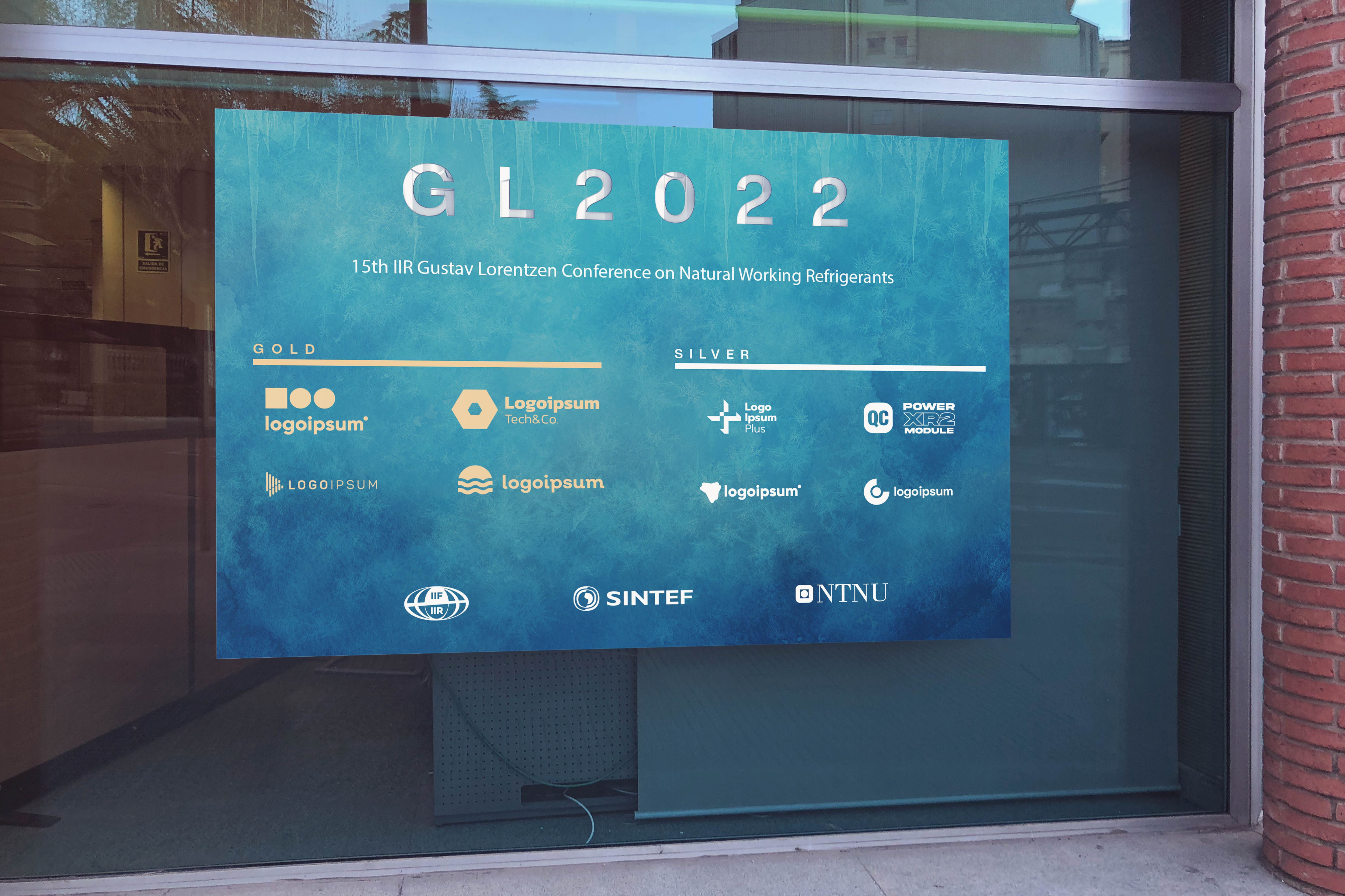 Poster at the conference entrance area