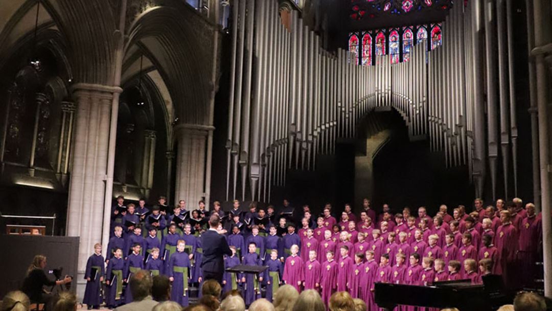 Concert with Nidarosdomens Guttekor and The Georgia Boy Choir.