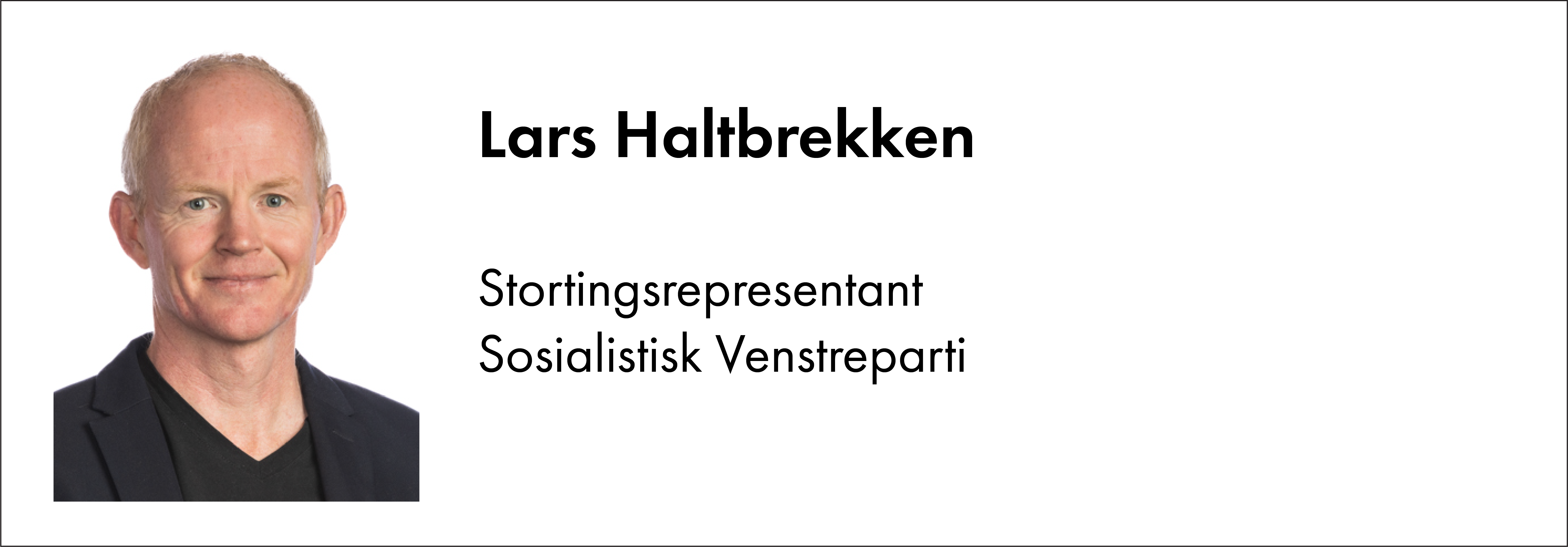 Lars Haltbrekken, SV