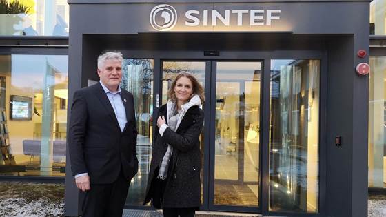 Danish ambassador to Norway visits SINTEF to discuss hydrogen and CCS activities