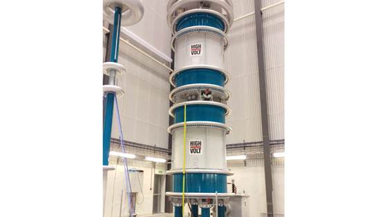 800 kV AC resonant test system