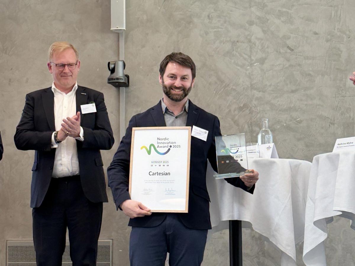 Norwegian company Cartesian wins Nordic Innovation Award