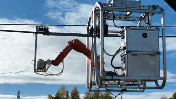 Remote condition monitoring and maintenance of power lines