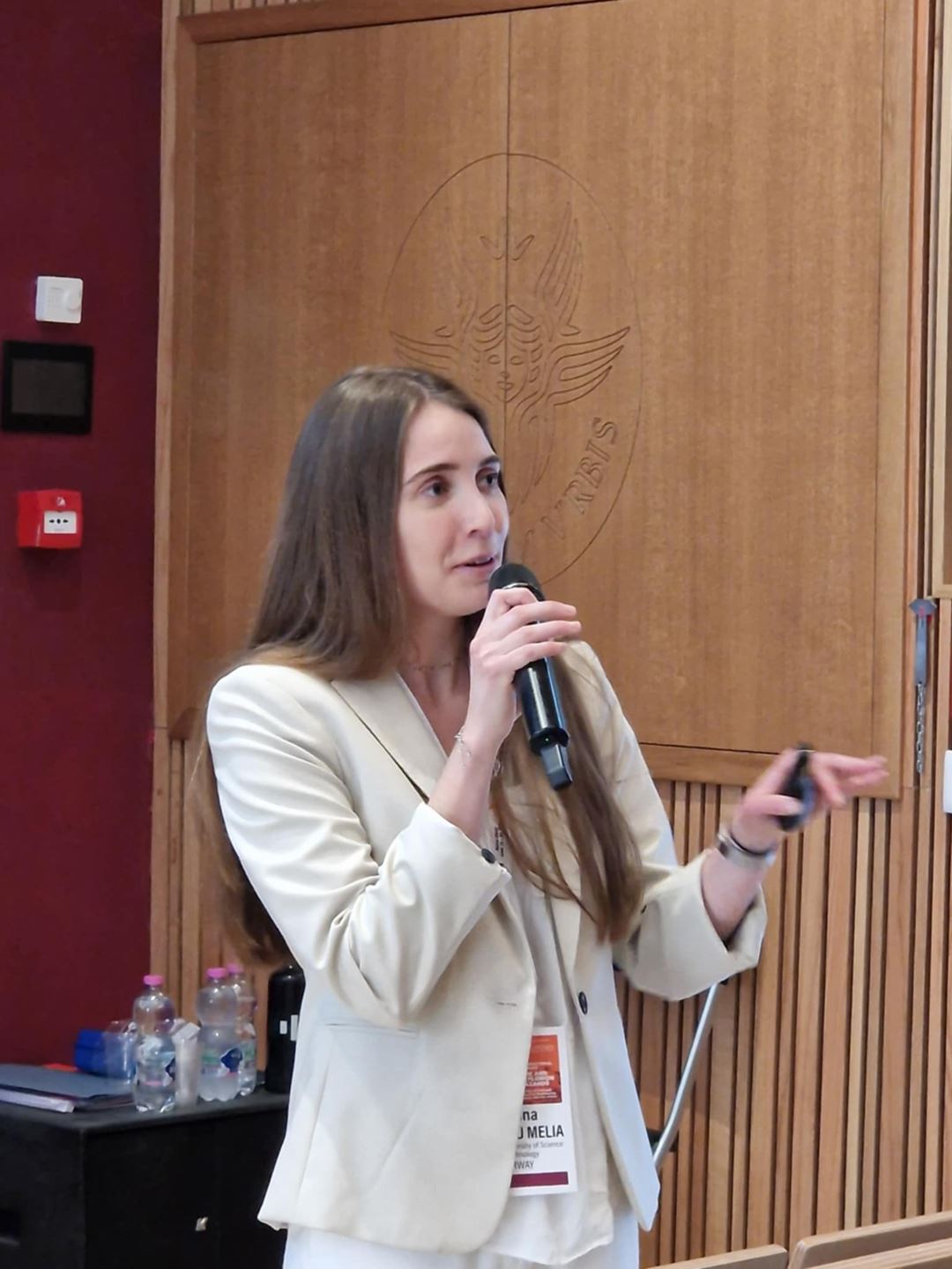 Phd candidate Cristina Sanfeliu Melia presented her work related to Fire behaviour tests for lithium-ion batteries