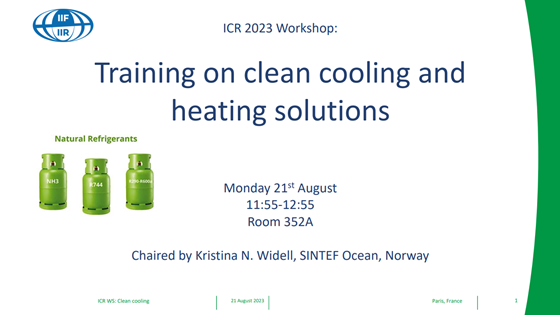 Training on clean cooling and heating solutions