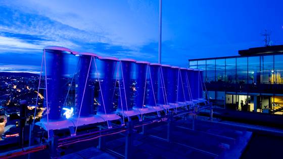 Hva med et vindkraftverk i husveggen?