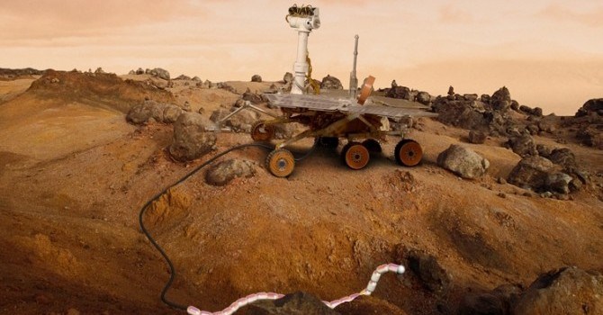 Slangerobot på Mars