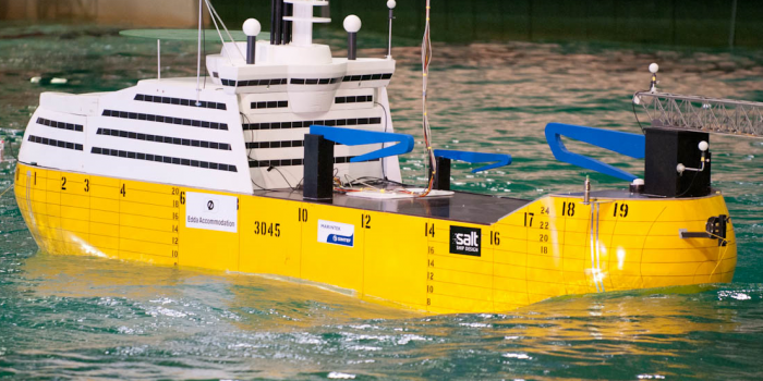 Skipet som ikke duver i bølgene