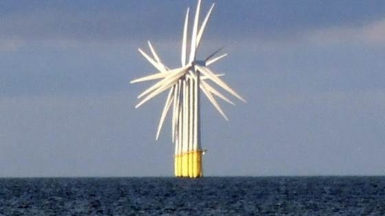 Trådløs overvåking av vindturbiner til havs