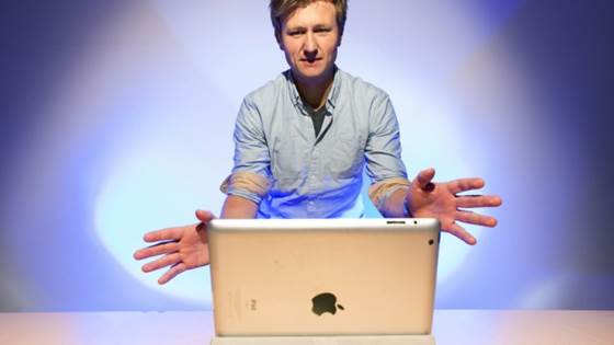 Controlling PCs and tablets with hand movements