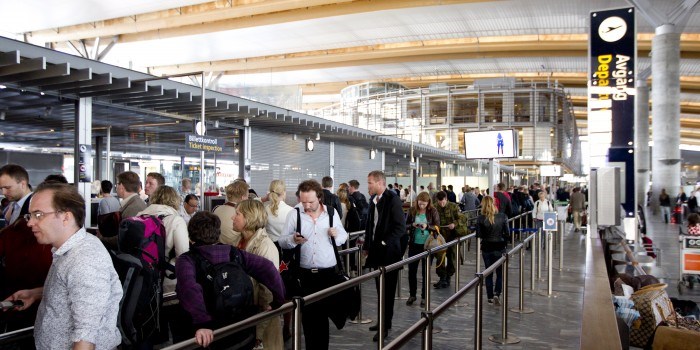 Beregner ventetid i sikkerhetskontrollen