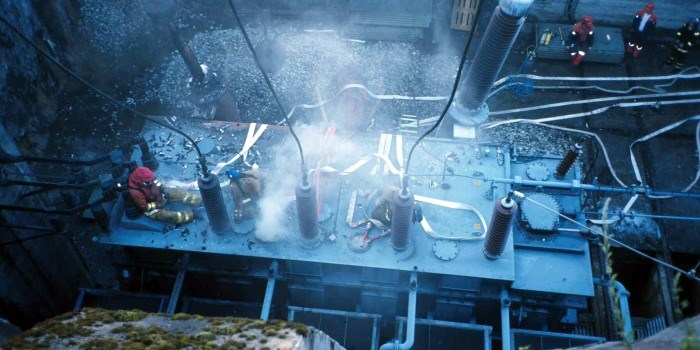 A Norwegian transformer station in Skien suffered an explosion in June 2000, causing a fire and a serious oil release. Photo: Mads Aas, Statnett