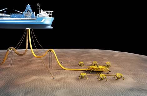 To maximise oil recovery the operators must prepare production plans. This requires a knowledge of how much each well is producing, but this is difficult because the different well streams are combined into a single stream on their way up to the platform. Photo: IO-centre.