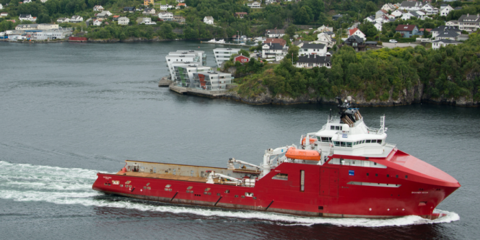 Hybrid engines will soon be a common technology in anchor vessels like this, according to scientists.  Photo: Morten Hellevik.