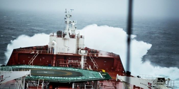 Kongsberg Maritime’s Amundsen Spirit is one of many ships that have Kongsberg Gruppen’s DP system installed. (Photo: Kongsberg Maritime)