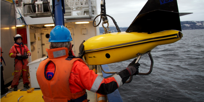 Siden det er få dykkere, og det ofte dreier seg om farlige oppdrag, ønsker industrien en mer utstrakt bruk av ubemannede undervannsfarkoster. Foto: Geir Johnsen/NTNU/Aurlab