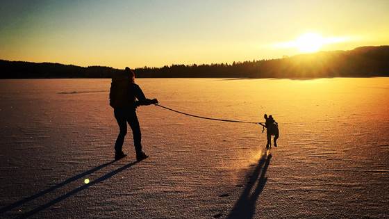 Bruk isvett på skøyteturen